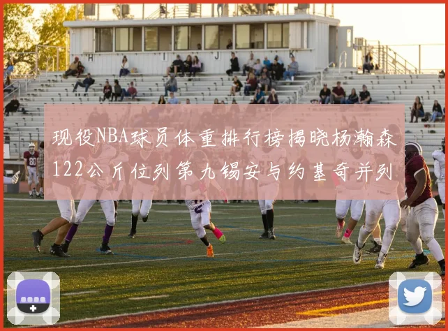 现役NBA球员体重排行榜揭晓杨瀚森122公斤位列第九锡安与约基奇并列第三